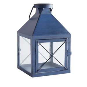 Navy Indoor/Outdoor Lantern